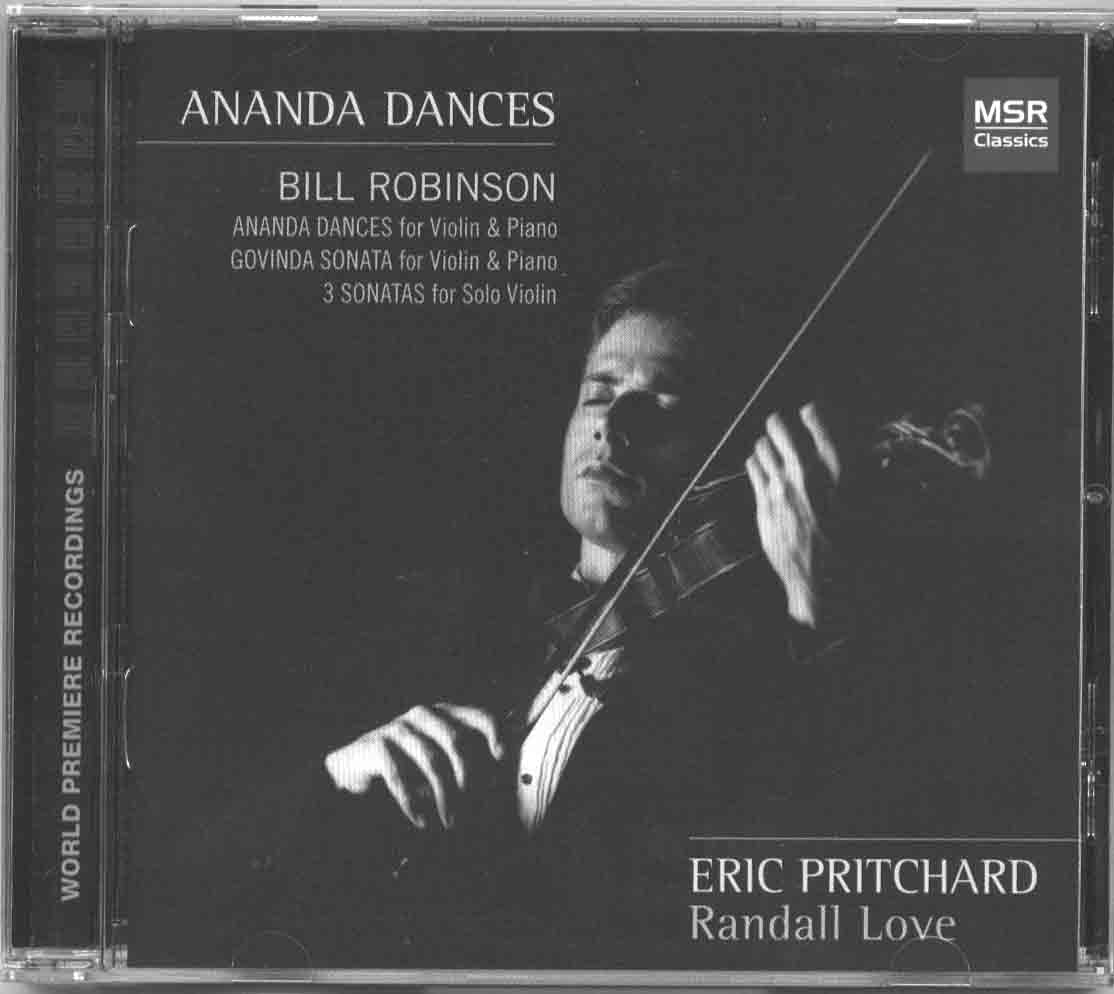 CD cover to Ananda Dances, Eric Pritchard and Randall Love with music by Bill Robinson